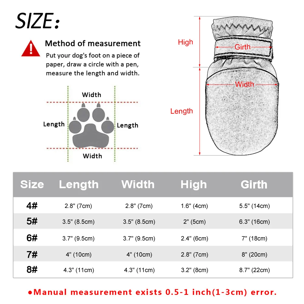 

Winter boots for pets, rainproof shoes for dogs, puppy cubs, reflective snow socks for small and large dogs, outdoor shoes