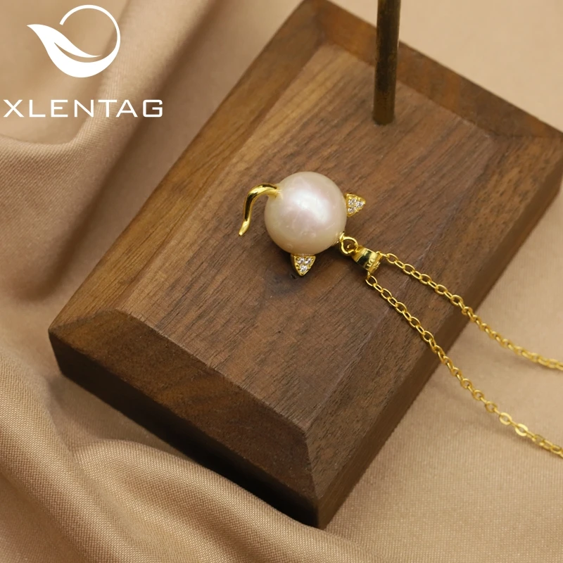 

Ожерелье Xlentag женское из серебра пробы с натуральным пресноводным жемчугом