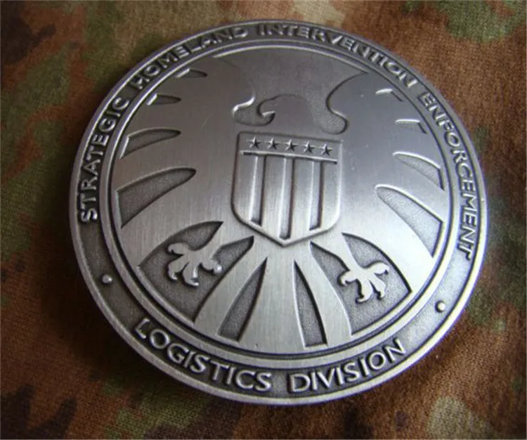 Новые представители shield S.H.I.E.L.D. Металлическая Булавка для денег значок косплея