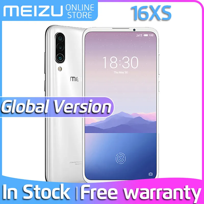 Meizu 16XS с глобальной прошивкой, 6 ГБ ОЗУ, 16 XS, Смартфон Snapdragon 675, 6,2 дюймов, 48 МП, тройная камера AI, фронтальная 16 МП, 4000 мА/ч, gps, Wi-Fi