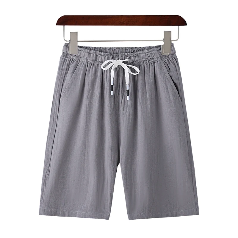 

New Shorts Men Board Shorts 100%Cotton Fashion Style Man Cargo Comfortable Bermuda Beach Shorts Casual Trunks Male Outwear 5XL #
