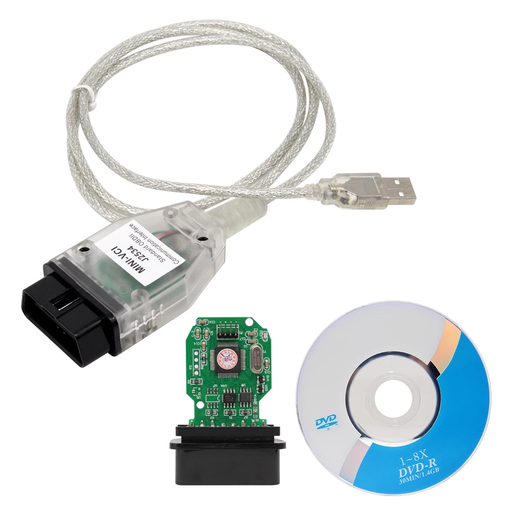 Mini vci для Toyota TIS Techstream V15.00.028 minivci FTDI J2534 Auto Scanner OBD OBD2 автомобильный диагностический