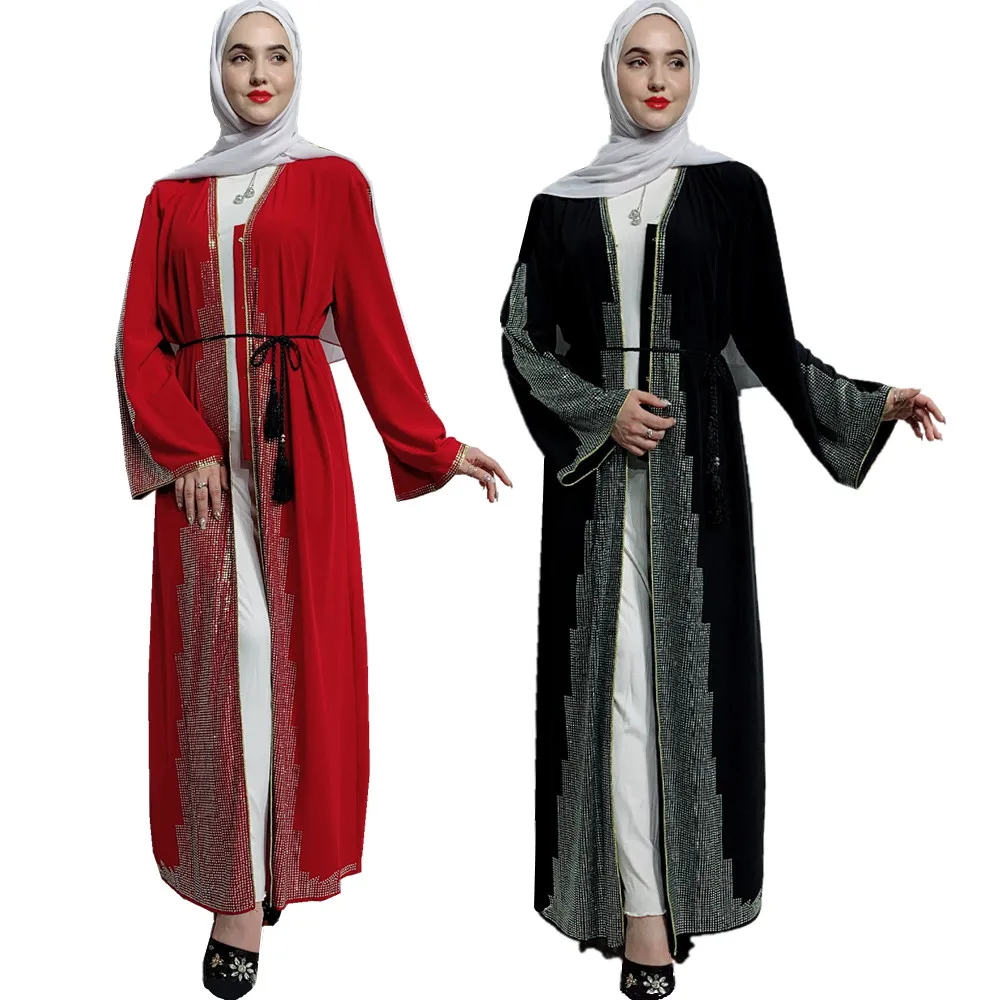 Роскошный свадебный кардиган Дубая кафтан с рукавом кимоно женское платье в