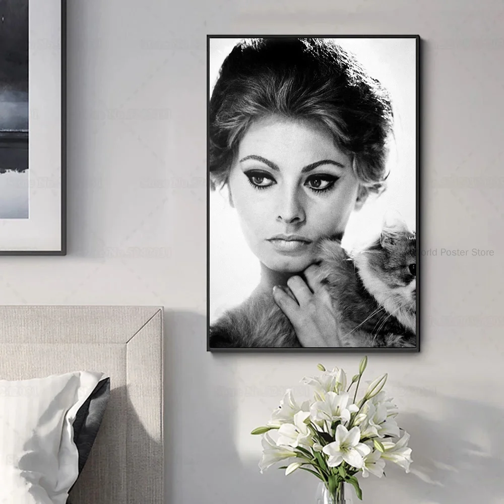 

SOPHIA LOREN Art Silk Poster Home Decor 18X24inch