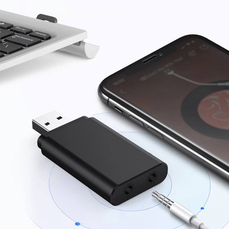 Беспроводной аудио адаптер Bluetooth 5 0 Универсальный Приемник передатчик для