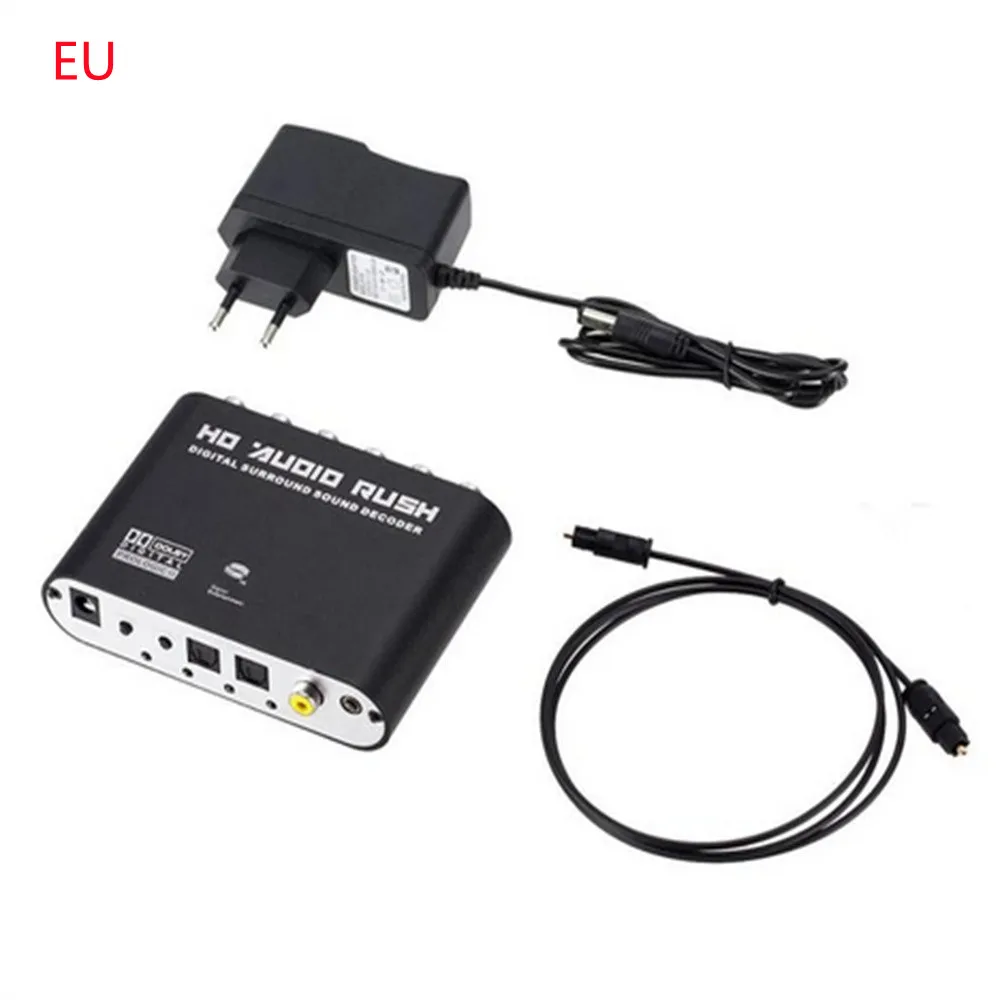 5 1 CH аудио декодер SPDIF коаксиальный к RCA DTS AC3 оптический цифровой усилитель