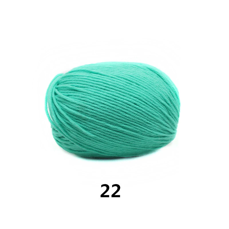 22 10pcs 10 шт. ПРЯЖА ДЛЯ ВЯЗАНИЯ Штраф Камвольной Хлопковой нити, Пряжа Смесовая Строки Ручного Вязания Пряжи для Свитера Шарф 500 г - Цвет: 22 10pcs