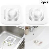 2pcs sink drain stopper silicone strainer shower bathtub floor water stopper rubber deodorant plug hair for kitchen bathroom