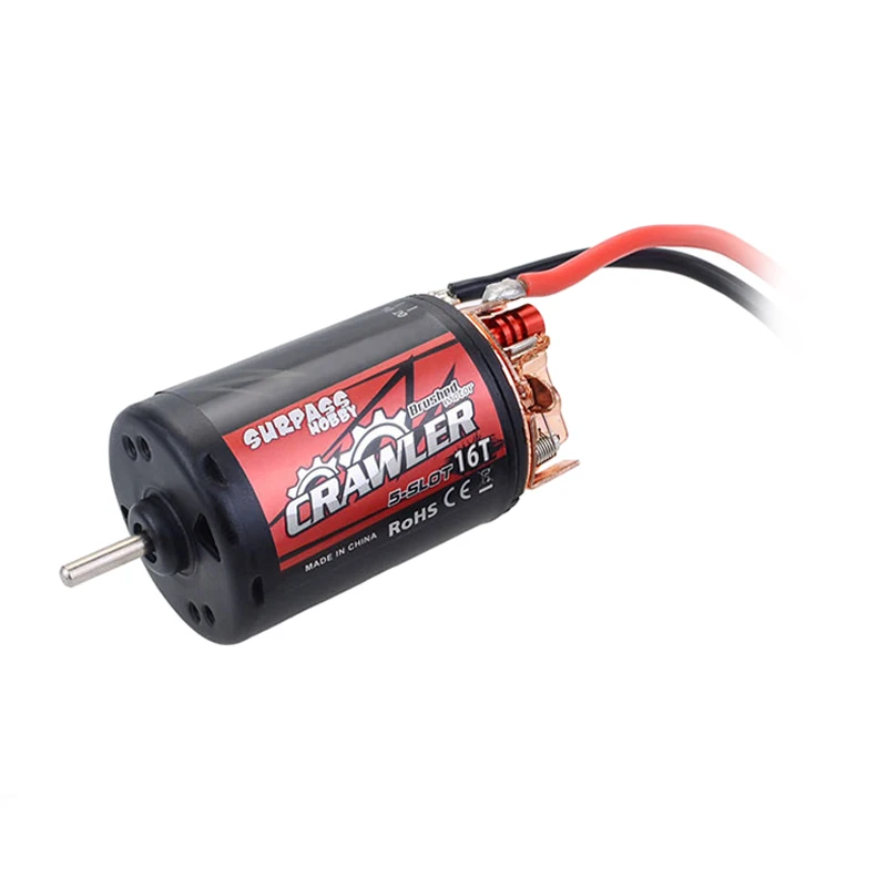 SURPASSHOBBY 550 16T 20T матовый двигатель водонепроницаемый 5 слотов для Tamiya Redcat Kyosho TRAXXAS