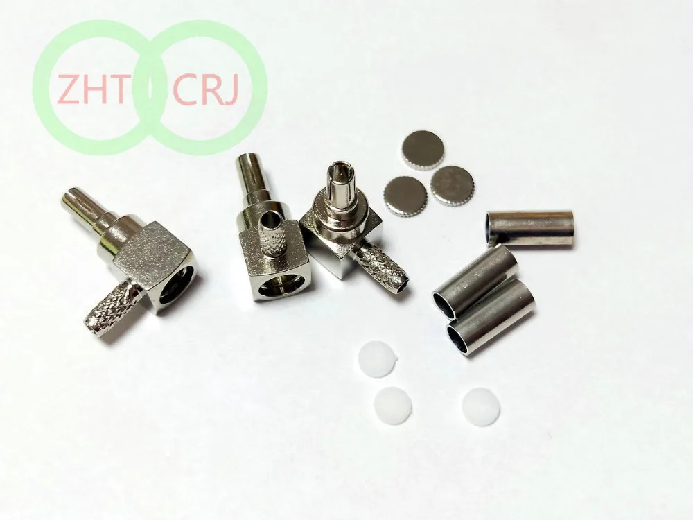 500 шт. CRC9 Штекерный прямоугольный обжим для соединителя RG58 RG142 LMR195