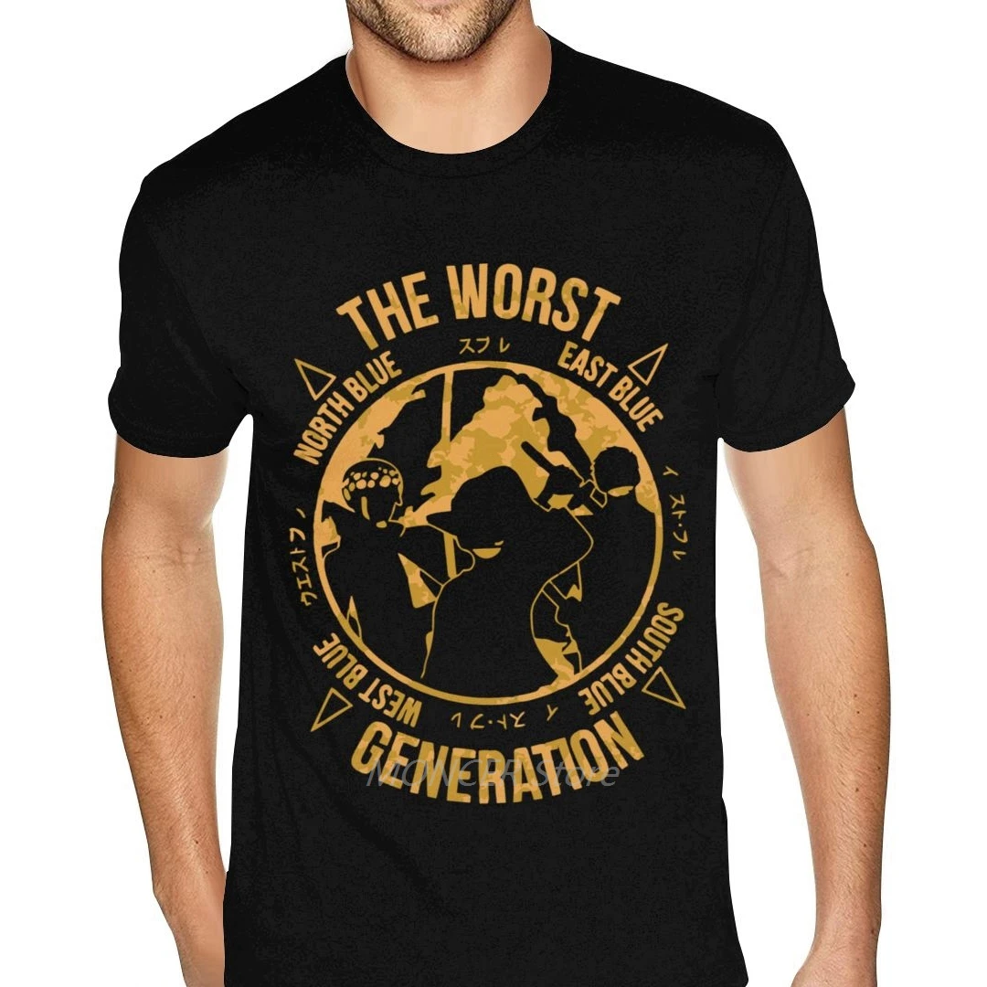 

The Worst Generation One Piece -shirts Big Size Men Crazy Tee Shirts