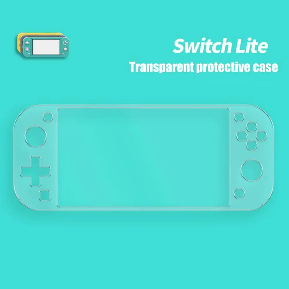 Для Nintend переключатель Lite силиконовый защитный прозрачный чехол мини чехол с защитным закаленным Стекло Защитная пленка для экрана
