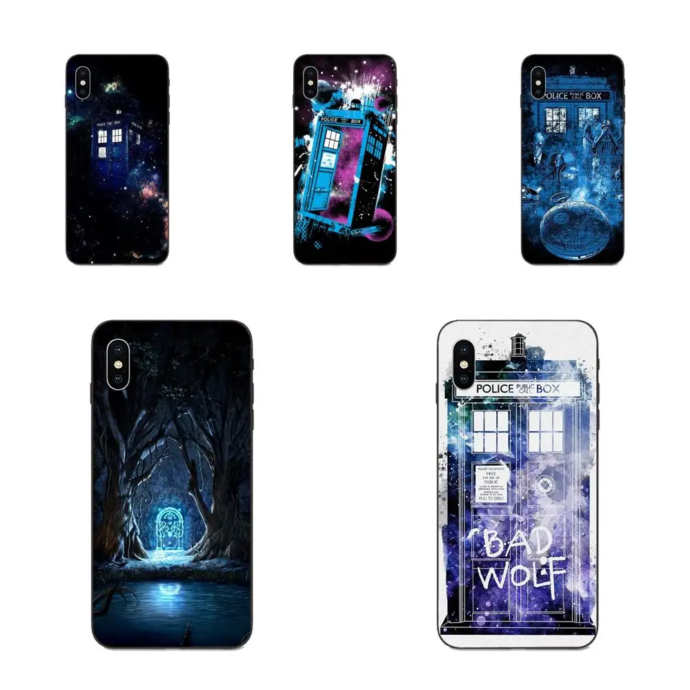 Доктор Кто ТАРДИС уникальный корпус черный ТПУ для Galaxy A10S A20S A2 Core A30S A40S A50S A70S A90 5G M10