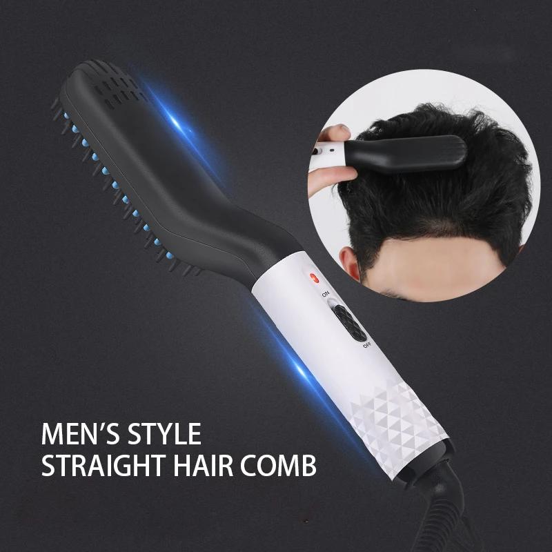 

Hair Curler Comb Hair Straightener Fast Heat Hot Comb Hairdryer Brush Men's Beard Brush Professional Beard Comb Curling Iron