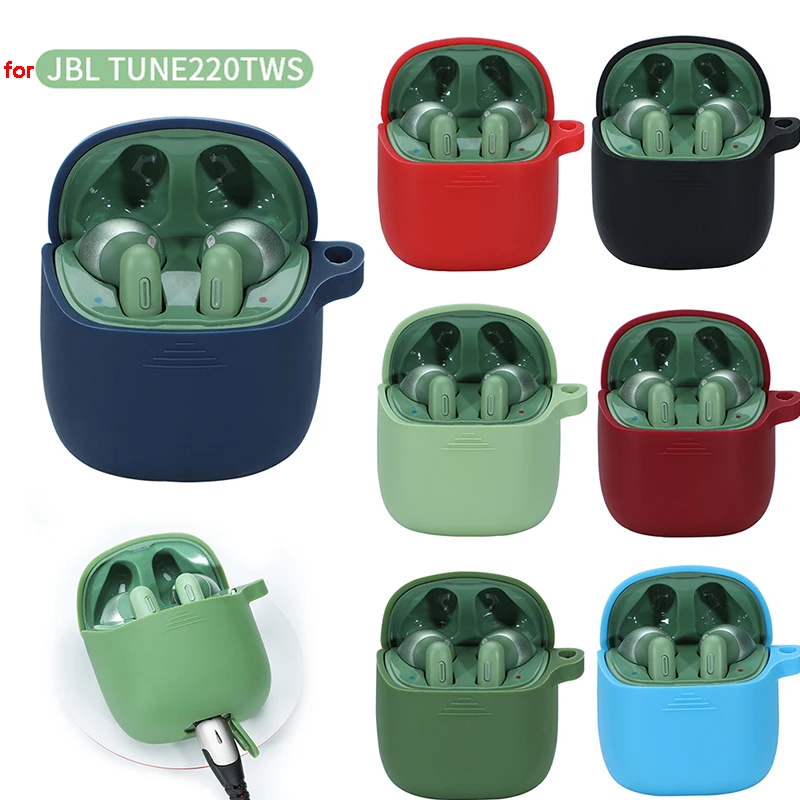 Износостойкий защитный ультратонкий чехол подходит для JBL Jbl Tune 220TWS силиконовый