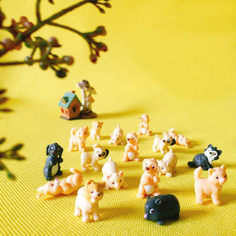 Случайный 10 шт./собака/щенок/кошки/Кролики/миниатюрные животные/Сказочный
