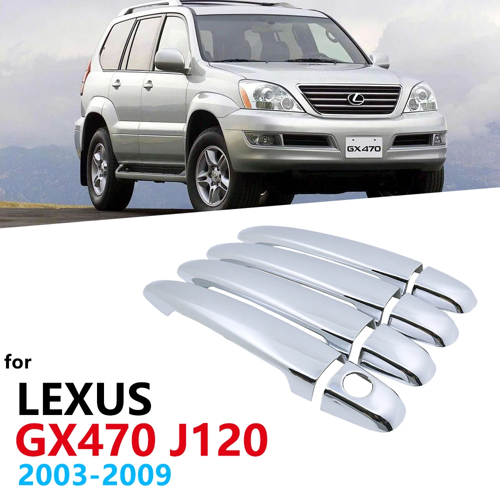 

Набор хромированных накладок на ручки для Lexus GX470 J120 2003 2004 2005 2006 2007 2008 2009