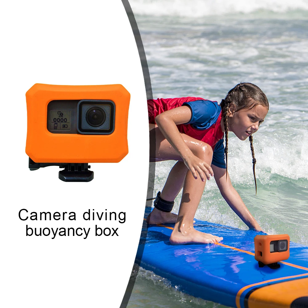 

100% Brand New EVA Protective Camera Case For Hero 7/6/5 Water Floaty Action Sport Camera Accessories Float for Swiming