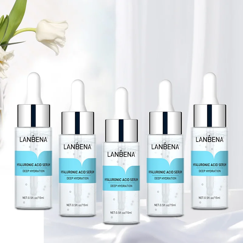 

Lanbena Hyaluronic Acid For Face Serum Facial Care Remove Acne Moisturizing Anti-Aging Wrinkles Skincare 5pcs