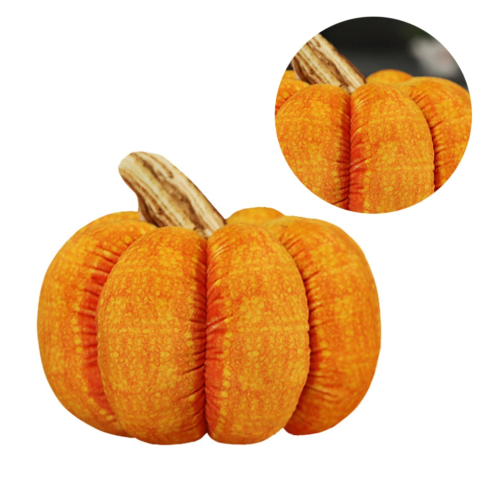 1 шт. плюшевая подушка в виде тыквы креативная полипропиленовая хлопчатобумажная