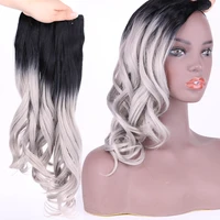 70gpiece ombre two tone wavy hair bundles natural synthetic high temperature hair extensions daily for africa black women