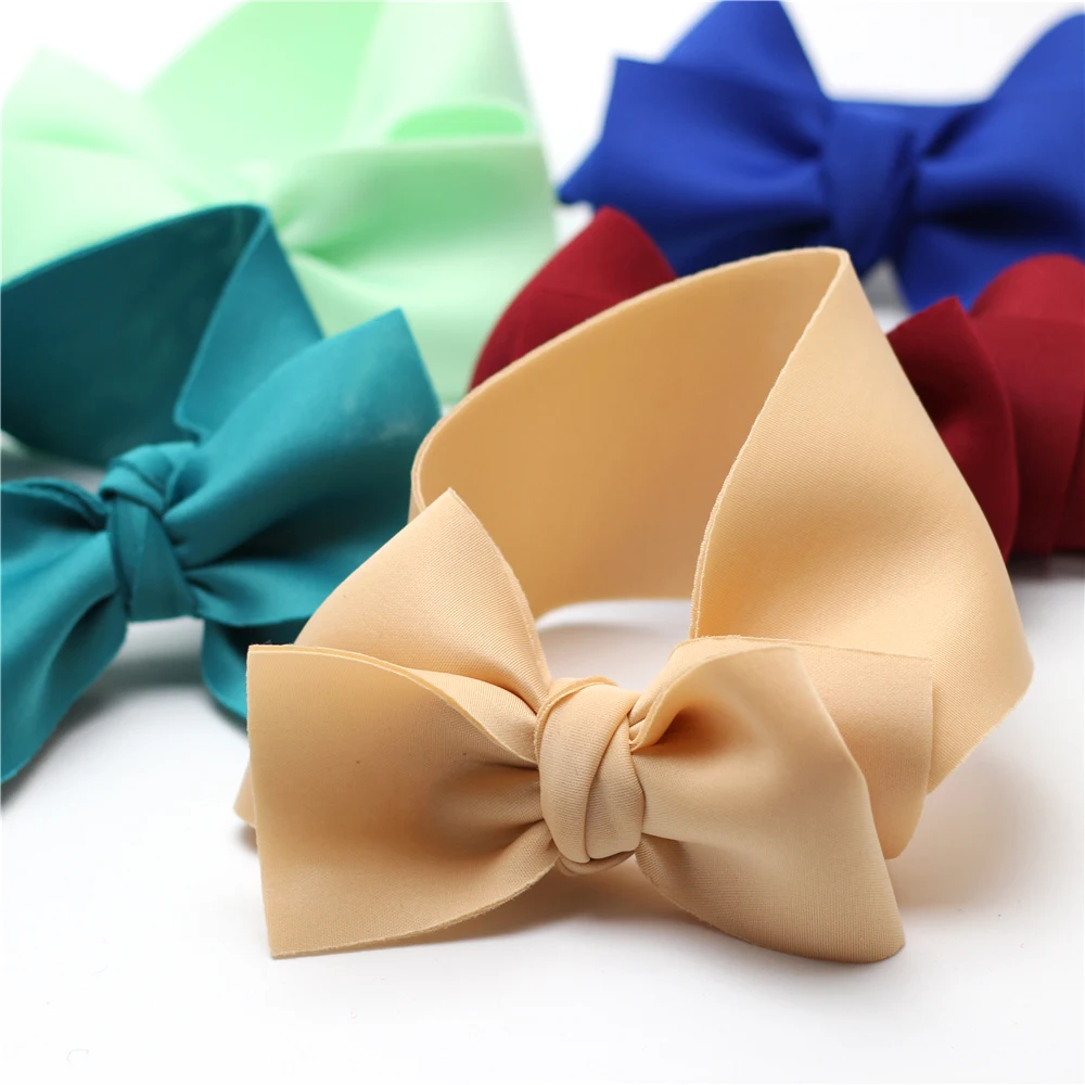 Большой большой бант для маленьких девочек широкий тюрбан хлопчатобумажная