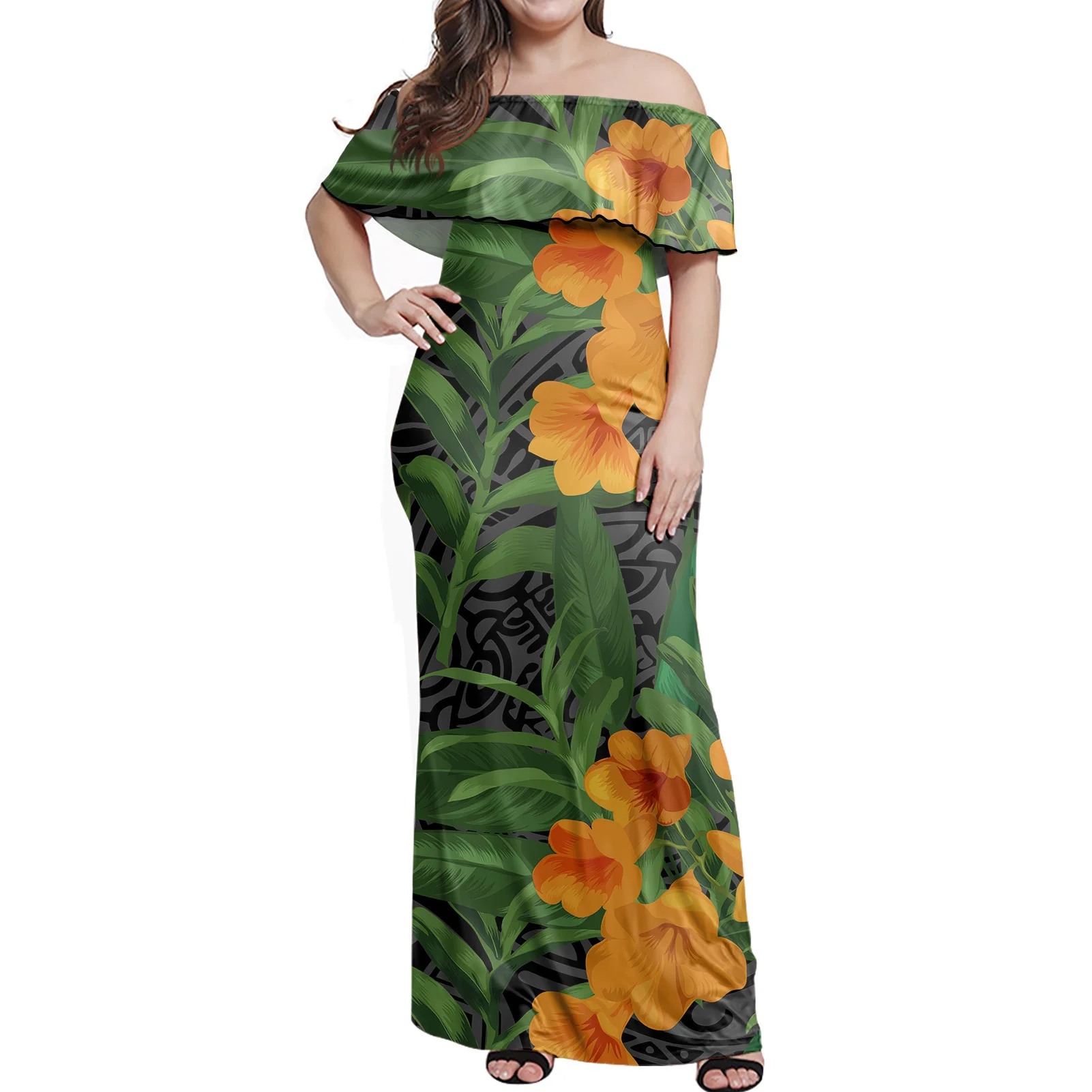 

Свободное вечернее платье HYCOOL на новый год 2021, Женская Клубная одежда без рукавов и бретелек для гавайской вечевечерние НКИ, элегантное жен...