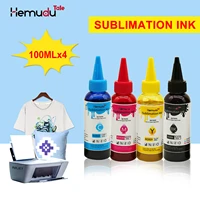 inkjet sublimation ink universal 4 color x 100ml for epson desktop printers heat transfer ink heat press used