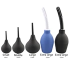 Медицинский резиновый ирригатор клизмы в шприце с лампочками для женской вагинальной и анальной клизмы очиститель для гигиены и очистки анального секса БДСМ гей глубокий фетиш