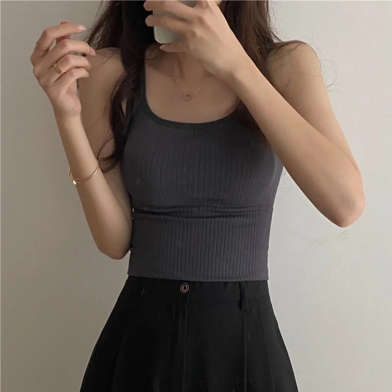 Женский жилет на бретельках новинка весны и осени 2021 красная сетчатая Красивая