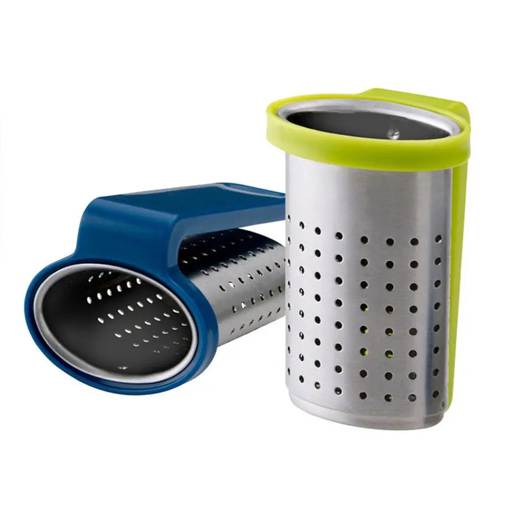 Нержавеющая сталь Чай Infuser с ручкой многоразовые сетка фильтр грубой очистки
