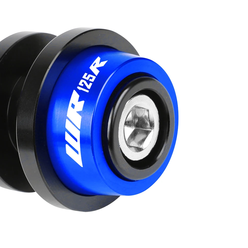 

For YAMAHA WR125X R WR125R WR125 R 2012-2016 2013 2014 2015 2017 2020 2019 Motorcycle Swingarm Spools Slider Stand Screw 6MM