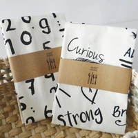 1 piece 45x60cm numbers letters table napkin tableware mats pads cotton kitchen towel baking photos background 17 7x23 6
