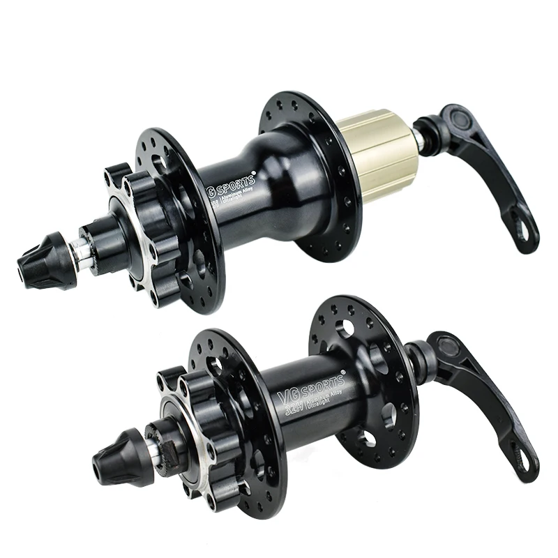 32H black a pair VG спортивные оригинальные тормозные диски карта тормоза 4 Palin MTB втулка для горного велосипеда 120 кольцо Сверхлегкий подшипник велосипедные втулки 32 отверстия, 8, 9, 10, 11, 12 лет, S - Цвет: 32H black a pair