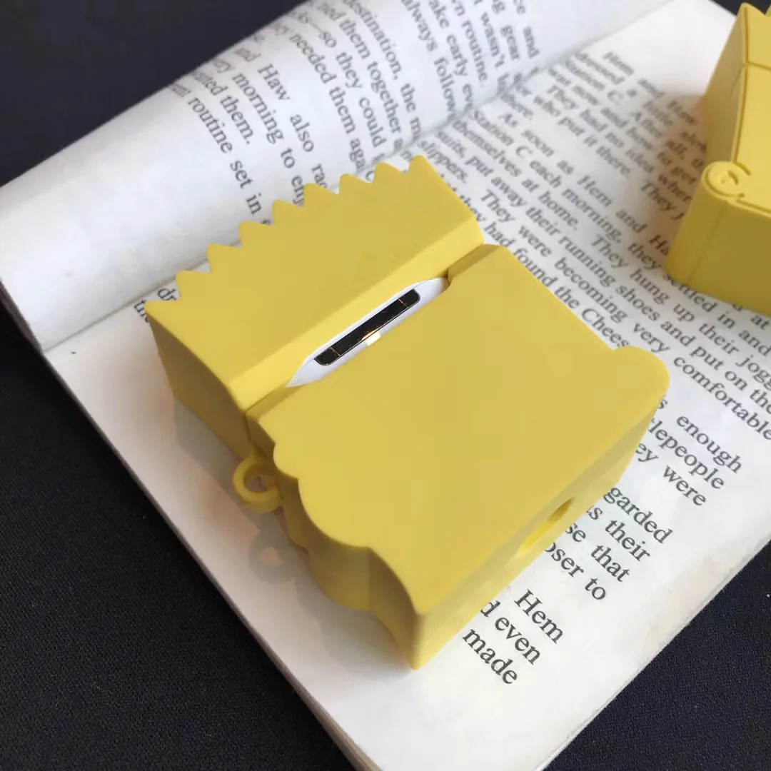 Популярный 3D милый Американский Аниме город мальчик Мягкий силиконовый чехол для гарнитуры для AirPods 2 1 беспроводной Bluetooth наушники зарядный чехол