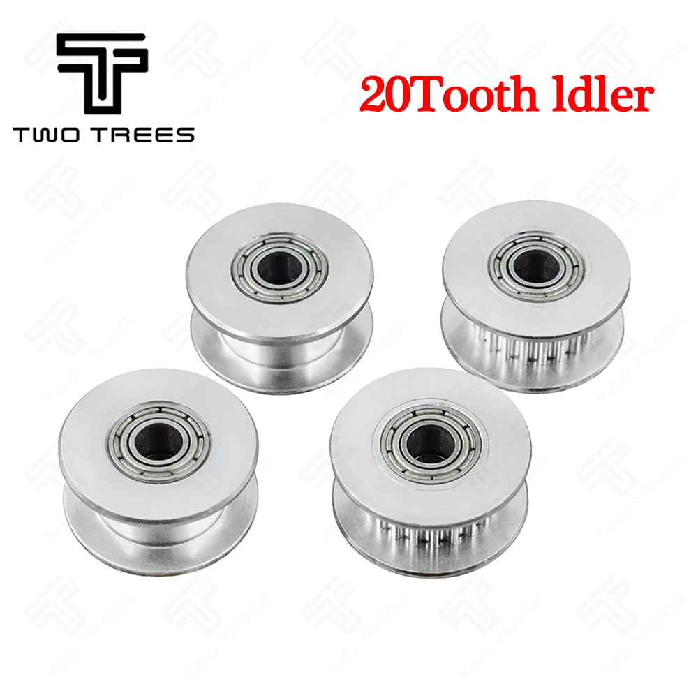 

2pcs / 3D Printer Part Bore 3mm Width 6mm ( with Tooth ) Synchronous Wheel GT2-20T synchronous wheel nbelt pulley for 3d print