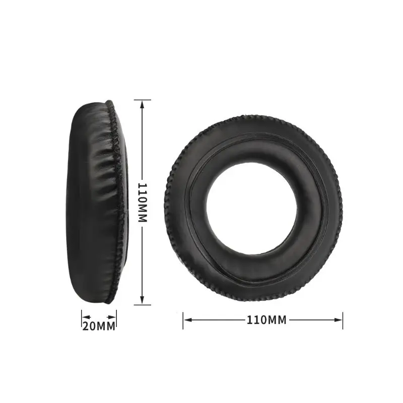 

1Pair Replacement Soft Leather Ear Pads Cushions Earpads for AKG K240 K241 K270 K271 K272 Headphones