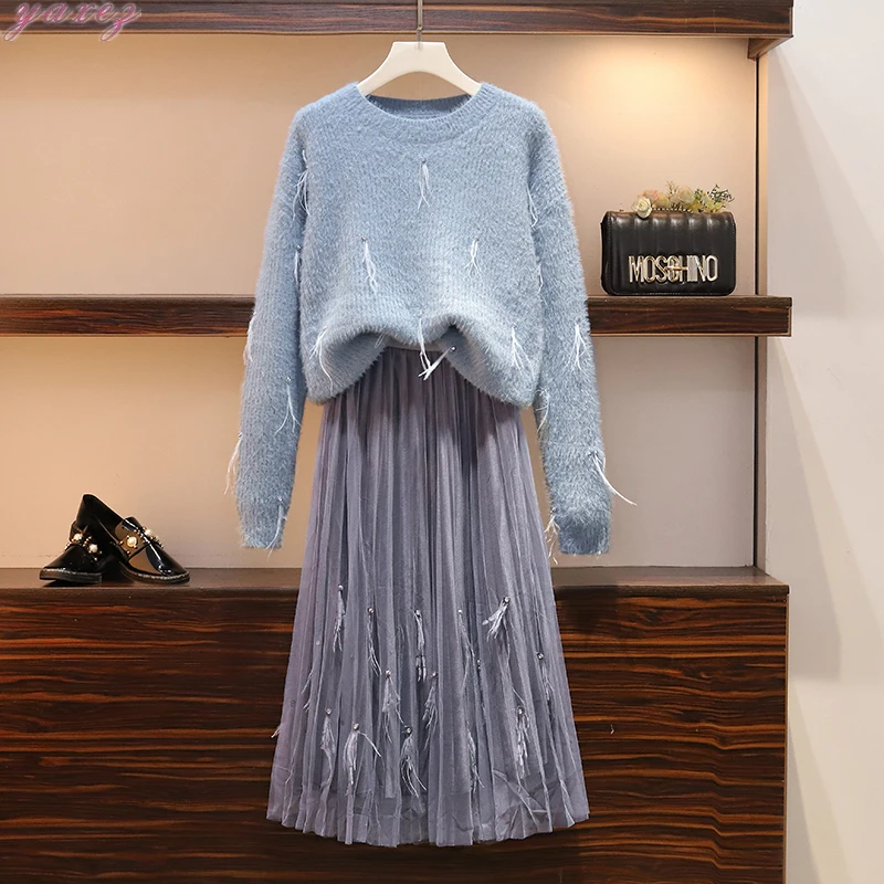 

Arrival Large Size Autumn Women's Sleeve Mesh Half-length Long Hippie White Skirt Women High Waisted Skirts Asymmetric Skirt