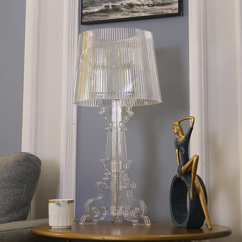 Акриловые Настольные лампы настольная лампа для спальни гостиной учебы чтения
