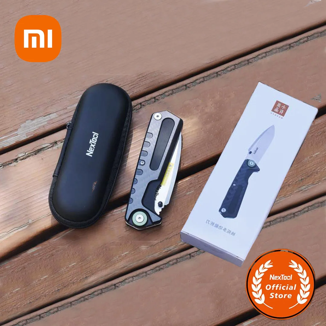 Многофункциональный складной нож Xiaomi, тактические ножи для выживания, для охоты, кемпинга, повседневного ношения, военная отвертка, для выживания на природе - изображение