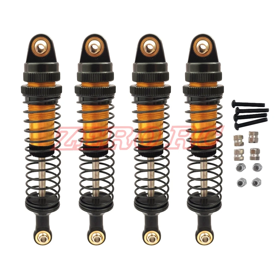 4 шт. металлический амортизатор для масляной Подвески 90 мм внешний автомобилей