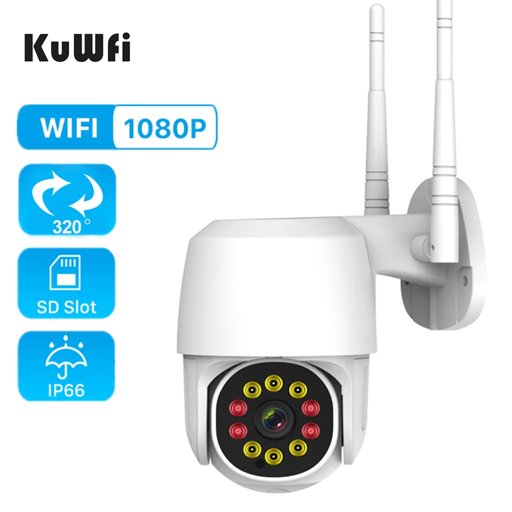 Новая IP камера Wifi Outdoor 3MP 1080P PTZ камеры ночного видения для дома Цифровой зум AI Human