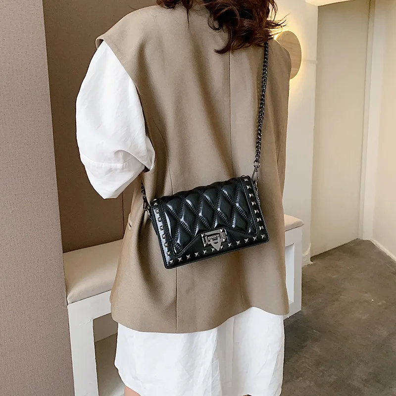 Сетчатые Сумки через плечо из искусственной кожи для женщин 2020 сумка женские