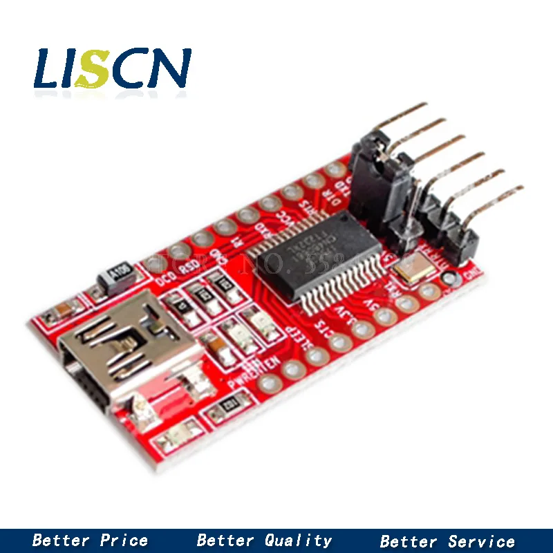 

FT232RL FTDI USB 3.3V 5.5V to TTL Serial Adapter Module fo Mini Port