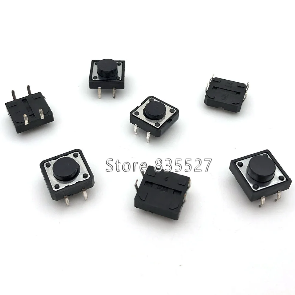 25 kinds choice , Light touch switch pack small key switch micro switch pack 2*4 3*6 4*4 Push Button 6x6 12*12 2.5 3.5 4.3 images - 6