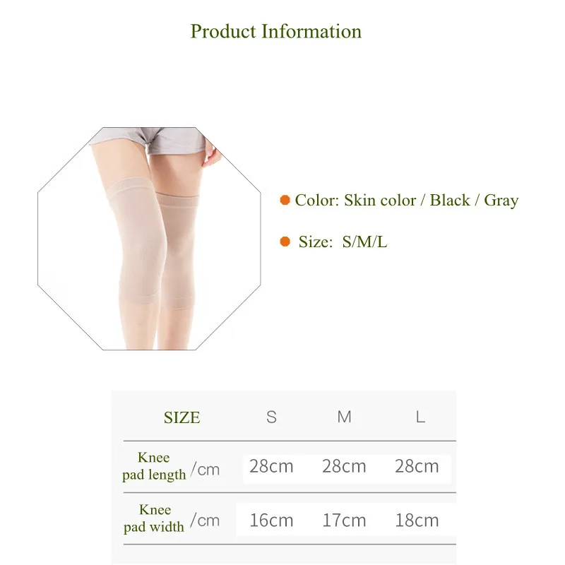 

Health Care Ultra-thin Leg Kneepad Cotton Breathable for Adults Applicable To Air-conditioned Rooms No Trace Elastic Force Gift