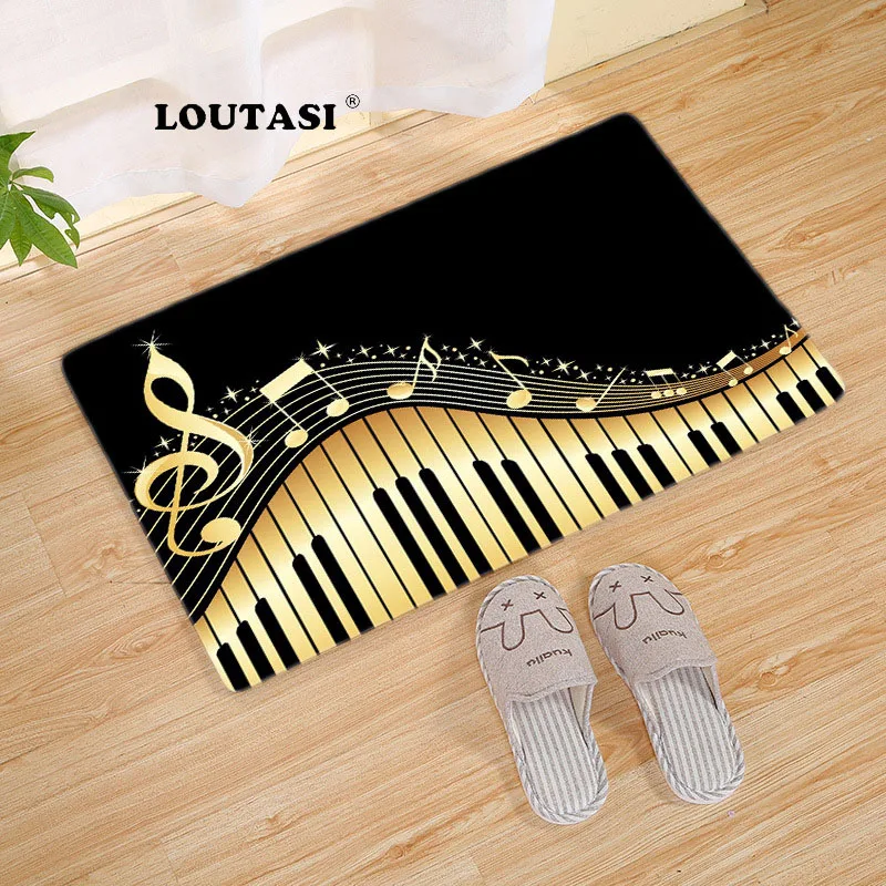 Декоративный домашний коврик LOUTASI для входной двери фланелевый нескользящий