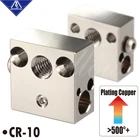 3D-принтер Mellow CR8 CR10, медный нагревательный блок с покрытием для сопла Micro Swiss Hotend MK8
