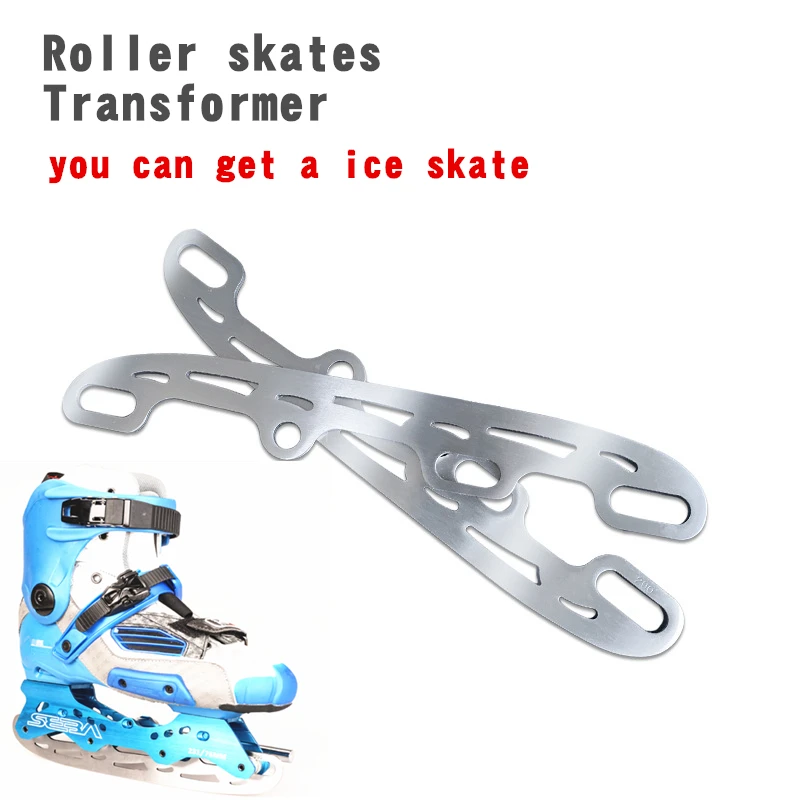 

Roller Skate Ski ice Blade Inline Figure Ice Hockey Skate Replaceable For Adult Kid roller skates transformer Ice-Skating shoes