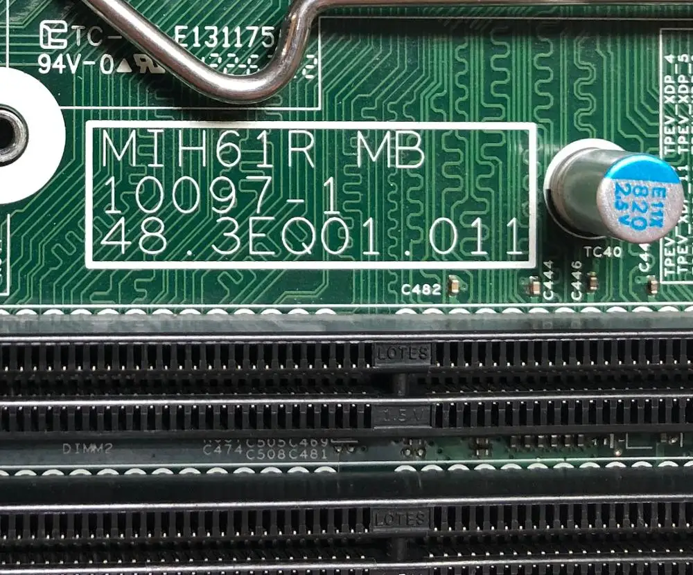 CN 0M5DCD M5DCD для DELL Optipex 390 Материнская плата MIH61R 10097 1 48.3EQ01.011 материнская 100%